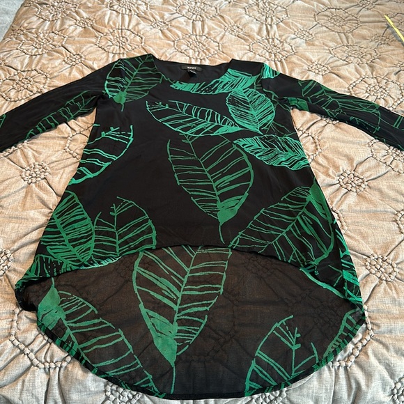 Alfani size small beautiful leaf tunic top 💚 - Picture 7 of 11